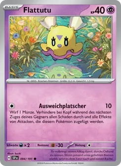 Flattutu, Karte 094 aus Stürmische Funken