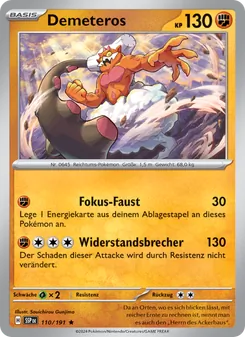Demeteros, Karte 110 aus Stürmische Funken