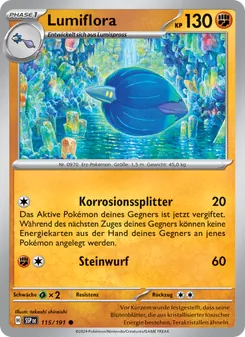 Lumiflora, Karte 115 aus Stürmische Funken