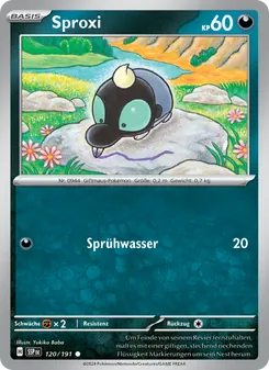 Sproxi, Karte 120 aus Stürmische Funken