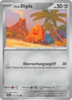 Alola-Digda, Karte 122 aus Stürmische Funken