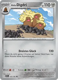 Alola-Digdri, Karte 123 aus Stürmische Funken