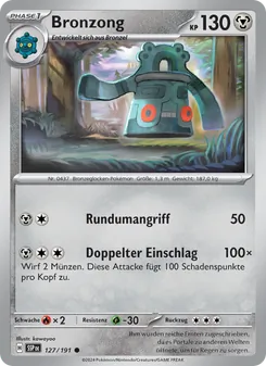Bronzong, Karte 127 aus Stürmische Funken