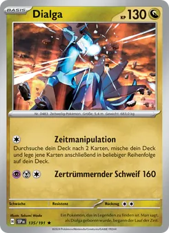 Dialga, Karte 135 aus Stürmische Funken