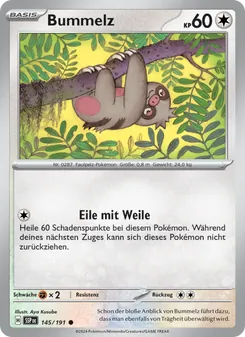 Bummelz, Karte 145 aus Stürmische Funken