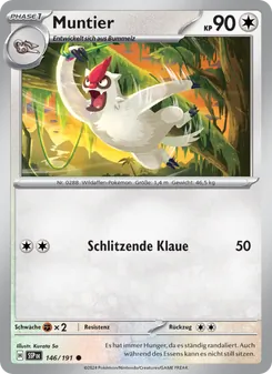 Muntier, Karte 146 aus Stürmische Funken