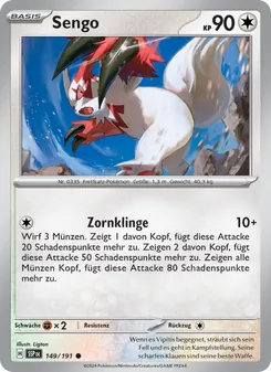 Sengo, Karte 149 aus Stürmische Funken