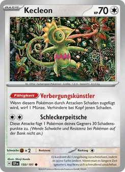 Kecleon, Karte 150 aus Stürmische Funken