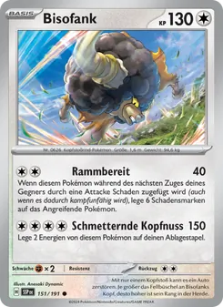Bisofank, Karte 151 aus Stürmische Funken