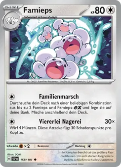 Famieps, Karte 158 aus Stürmische Funken