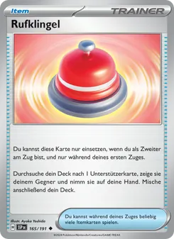 Rufklingel, Karte 165 aus Stürmische Funken