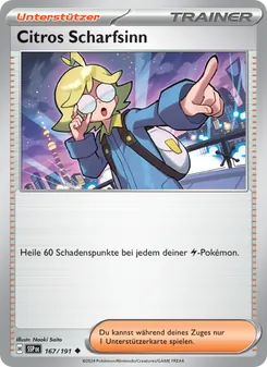 Citros Scharfsinn, Karte 167 aus Stürmische Funken