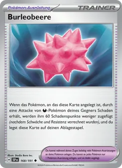 Burleobeere, Karte 168 aus Stürmische Funken