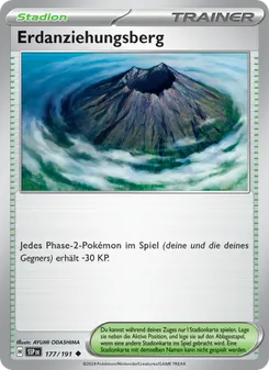 Erdanziehungsberg, Karte 177 aus Stürmische Funken