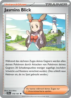 Jasmins Blick, Karte 178 aus Stürmische Funken