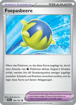 Foepasbeere, Karte 184 aus Stürmische Funken