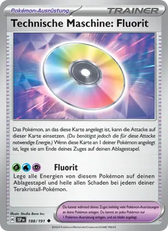 Technische Maschine: Fluorit, Karte 188 aus Stürmische Funken