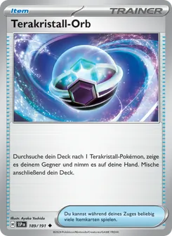Terakristall-Orb, Karte 189 aus Stürmische Funken