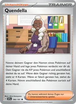 Quendella, Karte 190 aus Stürmische Funken