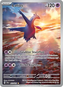 Latios, Karte 203 aus Stürmische Funken