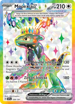 Mopex-ex, Karte 228 aus Stürmische Funken