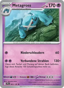 Metagross, Karte 063 aus Reisegefährten