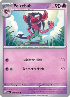 Pelzebub, Karte 072 aus Reisegefährten