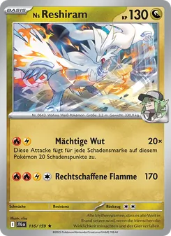 Ns Reshiram, Karte 116 aus Reisegefährten