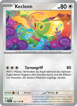 Kecleon, Karte 122 aus Reisegefährten