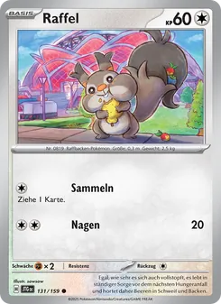 Raffel, Karte 131 aus Reisegefährten