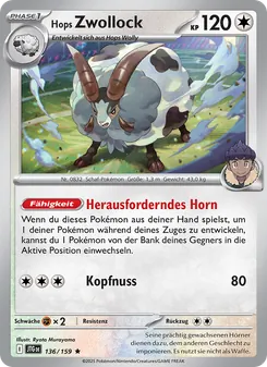 Hops Zwollock, Karte 136 aus Reisegefährten
