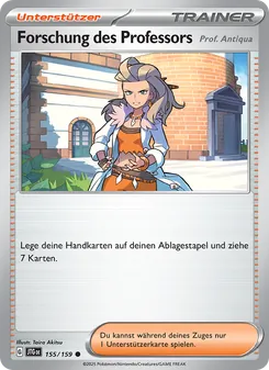 Forschung des Professors, Karte 155 aus Reisegefährten