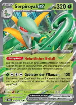 Serpiroyal-ex, Karte 003 aus Schwarze Blitze