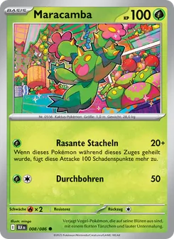 Maracamba, Karte 008 aus Schwarze Blitze