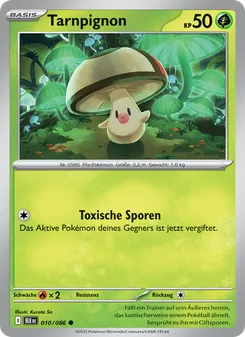 Tarnpignon, Karte 010 aus Schwarze Blitze