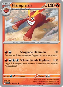 Flampivian, Karte 014 aus Schwarze Blitze
