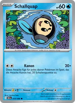 Schallquap, Karte 019 aus Schwarze Blitze
