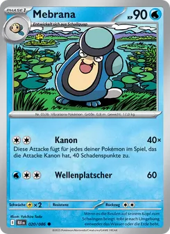Mebrana, Karte 020 aus Schwarze Blitze