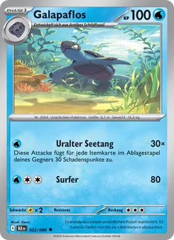 Galapaflos, Karte 022 aus Schwarze Blitze