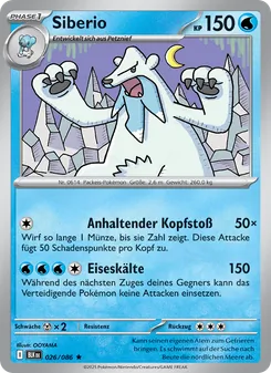 Siberio, Karte 026 aus Schwarze Blitze