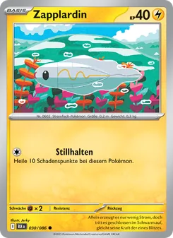 Zapplardin, Karte 030 aus Schwarze Blitze