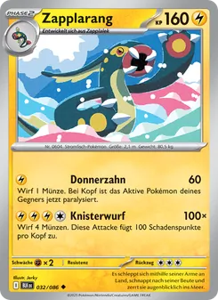 Zapplarang, Karte 032 aus Schwarze Blitze