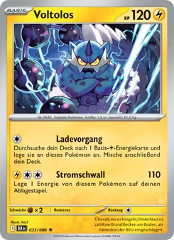 Voltolos, Karte 033 aus Schwarze Blitze