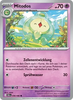 Mitodos, Karte 038 aus Schwarze Blitze