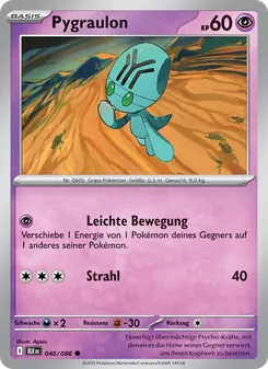 Pygraulon, Karte 040 aus Schwarze Blitze