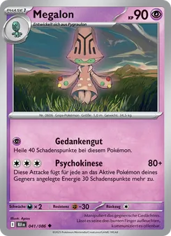 Megalon, Karte 041 aus Schwarze Blitze