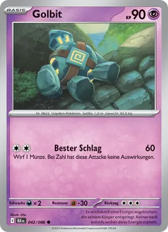 Golbit, Karte 042 aus Schwarze Blitze