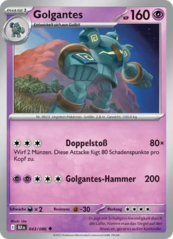 Golgantes, Karte 043 aus Schwarze Blitze