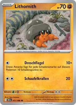 Lithomith, Karte 051 aus Schwarze Blitze