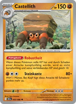 Castellith, Karte 052 aus Schwarze Blitze